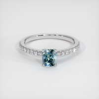 0.72 Ct. Sapphire Ring, Platinum 950 1