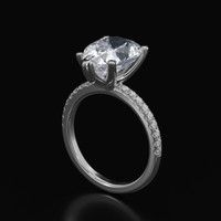 6.83 Ct. Sapphire Ring, Platinum 950 2
