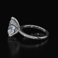 6.83 Ct. Sapphire Ring, Platinum 950 4