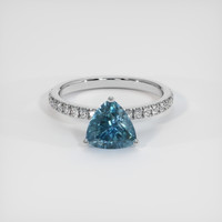 2.12 Ct. Sapphire Ring, Platinum 950 1
