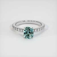 1.26 Ct. Sapphire Ring, Platinum 950 1