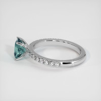 1.26 Ct. Sapphire Ring, Platinum 950 4
