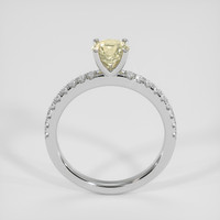0.82 Ct. Yellow Sapphire Ring, Platinum 950 3