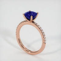 1.42 Ct. Sapphire Ring, 14K Rose Gold 3