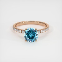 3.38 Ct. Gemstone Ring, 14K Rose Gold 1