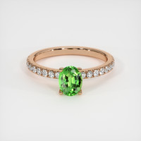 0.73 Ct. Gemstone Ring, 14K Rose Gold 1