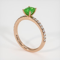 0.73 Ct. Gemstone Ring, 14K Rose Gold 2