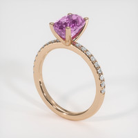 2.16 Ct. Gemstone Ring, 14K Rose Gold 2