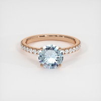 1.35 Ct. Gemstone Ring, 14K Rose Gold 1