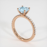 1.35 Ct. Gemstone Ring, 14K Rose Gold 2