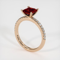 1.52 Ct. Gemstone Ring, 14K Rose Gold 2