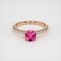 0.81 Ct. Gemstone Ring, 14K Rose Gold 1