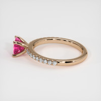 0.81 Ct. Gemstone Ring, 14K Rose Gold 4