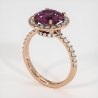 2.79 Ct. Gemstone Ring, 14K Rose Gold 2