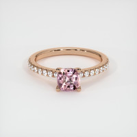 0.54 Ct. Sapphire Ring, 14K Rose Gold 1