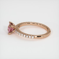 0.54 Ct. Sapphire Ring, 14K Rose Gold 4