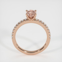 0.84 Ct. Sapphire Ring, 14K Rose Gold 3