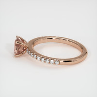 0.84 Ct. Sapphire Ring, 14K Rose Gold 4