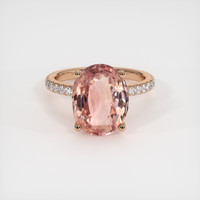8.08 Ct. Sapphire Ring, 14K Rose Gold 1