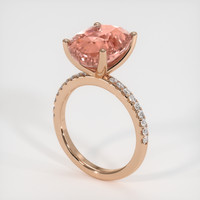 8.08 Ct. Sapphire Ring, 14K Rose Gold 2