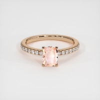 1.05 Ct. Sapphire Ring, 14K Rose Gold 1