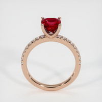 1.55 Ct. Ruby Ring, 14K Rose Gold 3