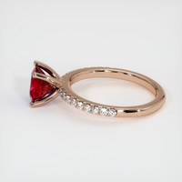 1.55 Ct. Ruby Ring, 14K Rose Gold 4