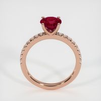 1.49 Ct. Ruby Ring, 14K Rose Gold 3