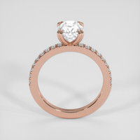 2.05 Ct. White Sapphire Ring, 14K Rose Gold 3