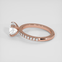 2.05 Ct. White Sapphire Ring, 14K Rose Gold 4