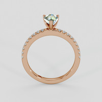 1.00 Ct. Bi Color / Parti Sapphire Ring, 14K Rose Gold 3