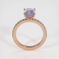 2.75 Ct. Purple Sapphire Ring, 14K Rose Gold 3