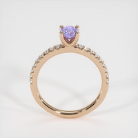 0.53 Ct. Sapphire Ring, 14K Rose Gold 3