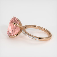 12.01 Ct. Sapphire Ring, 14K Rose Gold 4