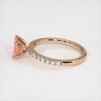 1.09 Ct. Sapphire Ring, 14K Rose Gold 4