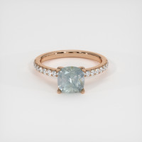 2.00 Ct. Sapphire Ring, 14K Rose Gold 1