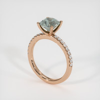2.00 Ct. Sapphire Ring, 14K Rose Gold 2