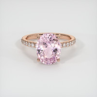 3.61 Ct. Sapphire Ring, 14K Rose Gold 1