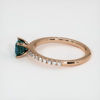 0.94 Ct. Sapphire Ring, 14K Rose Gold 4