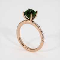 3.49 Ct. Color Change Sapphire Ring, 14K Rose Gold 2