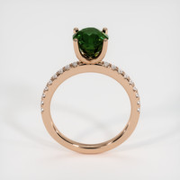 3.49 Ct. Color Change Sapphire Ring, 14K Rose Gold 3