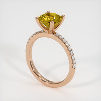 2.10 Ct. Gemstone Ring, 18K Rose Gold 2