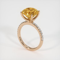 4.12 Ct. Gemstone Ring, 18K Rose Gold 2