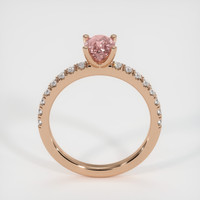 0.64 Ct. Sapphire Ring, 18K Rose Gold 3