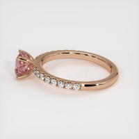 0.64 Ct. Sapphire Ring, 18K Rose Gold 4
