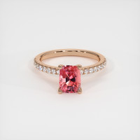 2.03 Ct. Sapphire Ring, 18K Rose Gold 1
