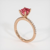 2.03 Ct. Sapphire Ring, 18K Rose Gold 2