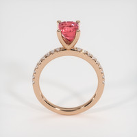 2.03 Ct. Sapphire Ring, 18K Rose Gold 3