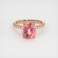 4.50 Ct. Sapphire Ring, 18K Rose Gold 1