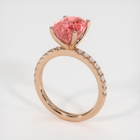 4.50 Ct. Sapphire Ring, 18K Rose Gold 2